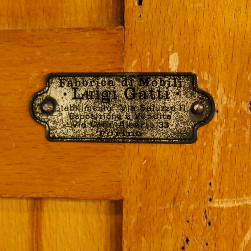 Italian Wardrobe In Lacquered Wood With Mirrors In Louis XVI Style From 20th Century