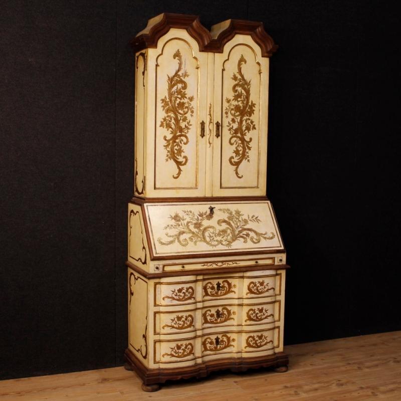 Spanish Trumeau in Lacquered and Gilt Wood from 20th Century