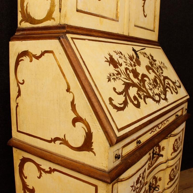 Spanish Trumeau in Lacquered and Gilt Wood from 20th Century