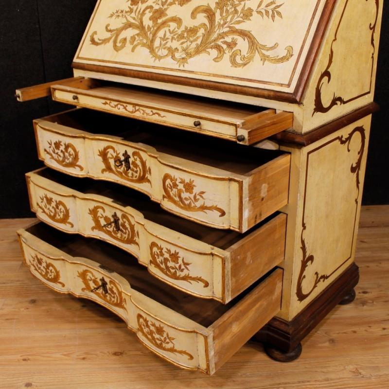 Spanish Trumeau in Lacquered and Gilt Wood from 20th Century