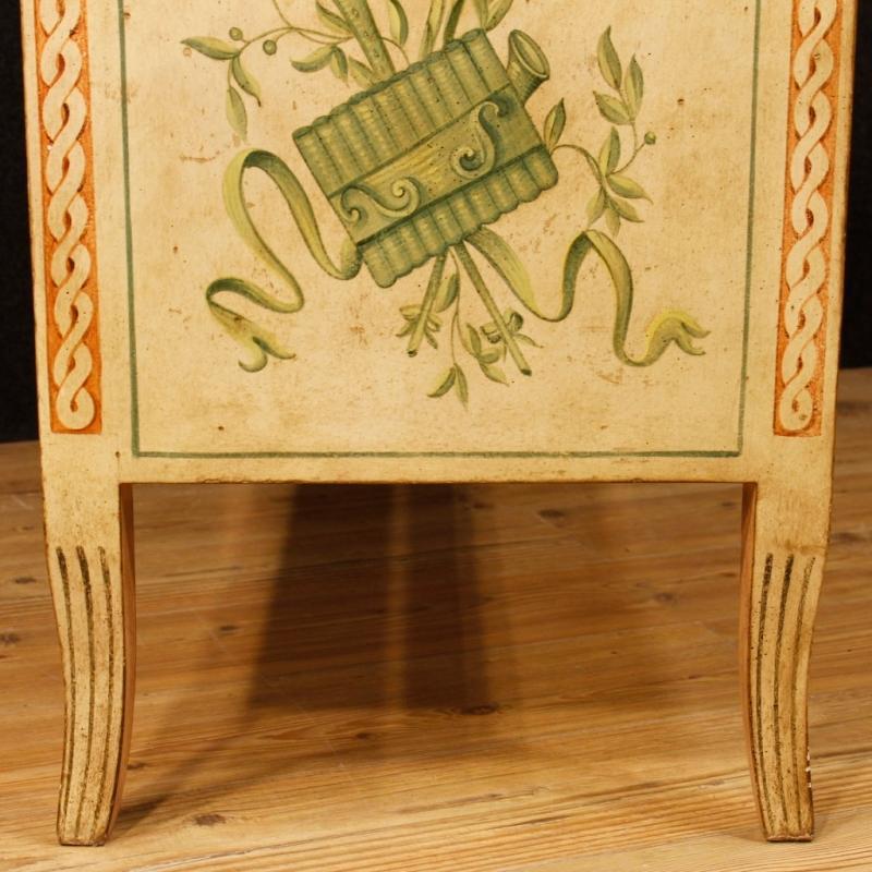 French Dresser In Lacquered and Painted Wood In Louis XVI Style 20th Century