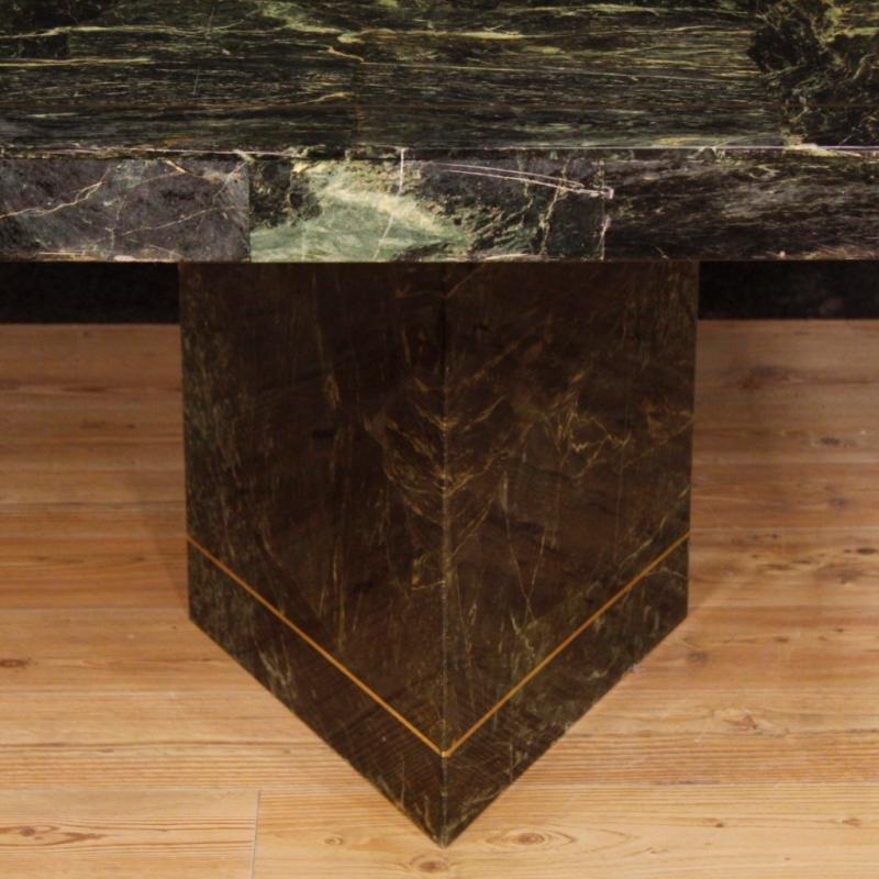 Muller Of Mexico Dining Table In Marble, Wood, Metal From 20th Century