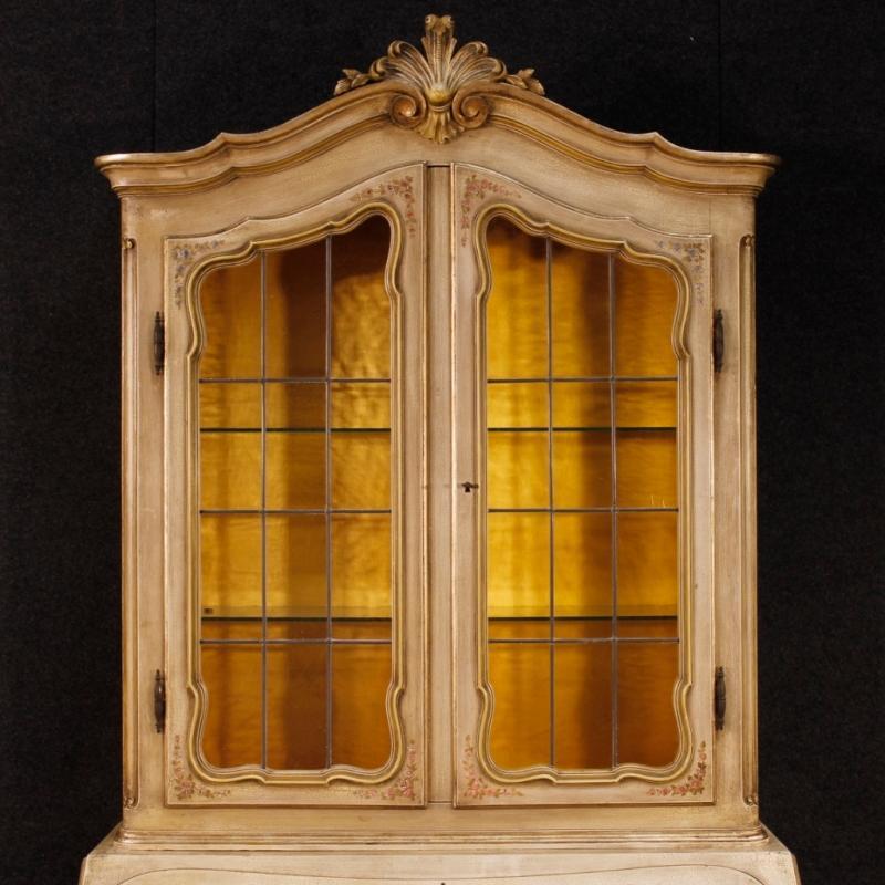 French Trumeau In Lacquered And Painted Wood From 20th Century