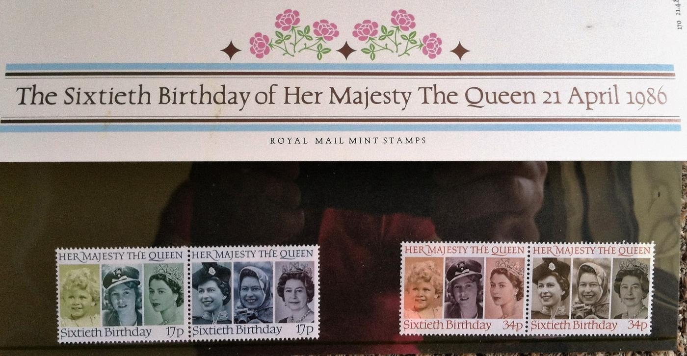 1986 ROYAL MAIL MINT STAMPS SET~60th BIRTHDAY THE QUEEN
