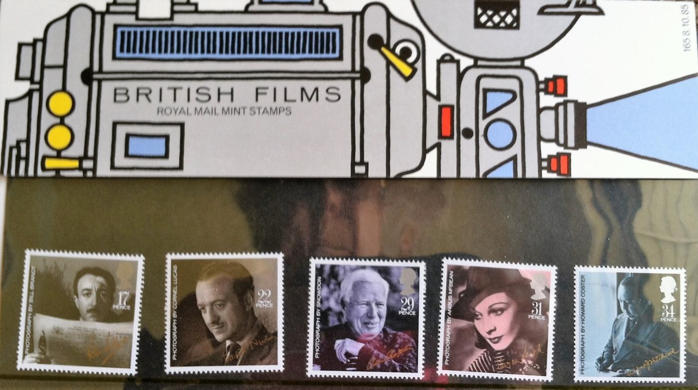 1985 ROYAL MAIL MINT STAMPS SET ~BRITISH FILMS ~UNUSED