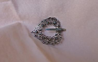 Georgian Diamond and Silver Sash Brooch