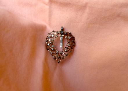 Georgian Diamond and Silver Sash Brooch