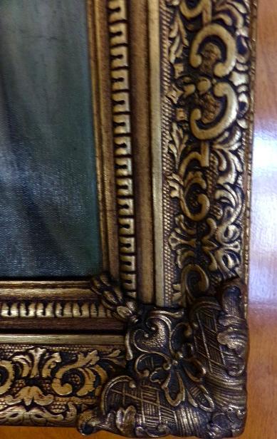 Antique French Oil Painting