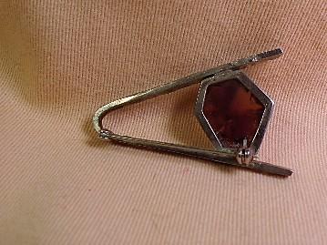 Amber Comet Brooch