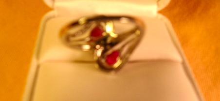 Ruby, Diamond 14Kt. Ring
