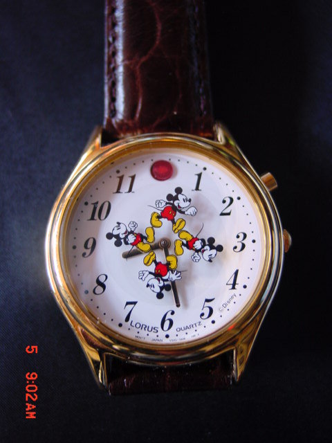 EXTREMELY RARE, Disney Lorus Musical Mickey Mouse Watch