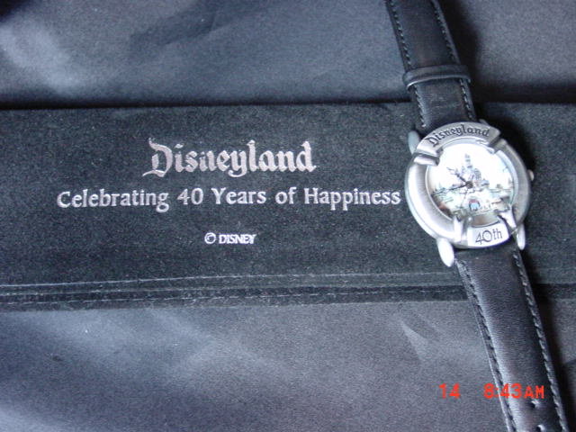 Disney, Valdawn, Disneyland 40th Anniversary Watch