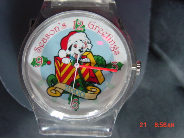 Disney, Ballanda, 2000, Limited Edition 101 Dalmations Christmas Watch
