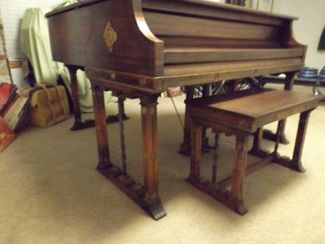 1898 Brewster New York Baby Grand Piano