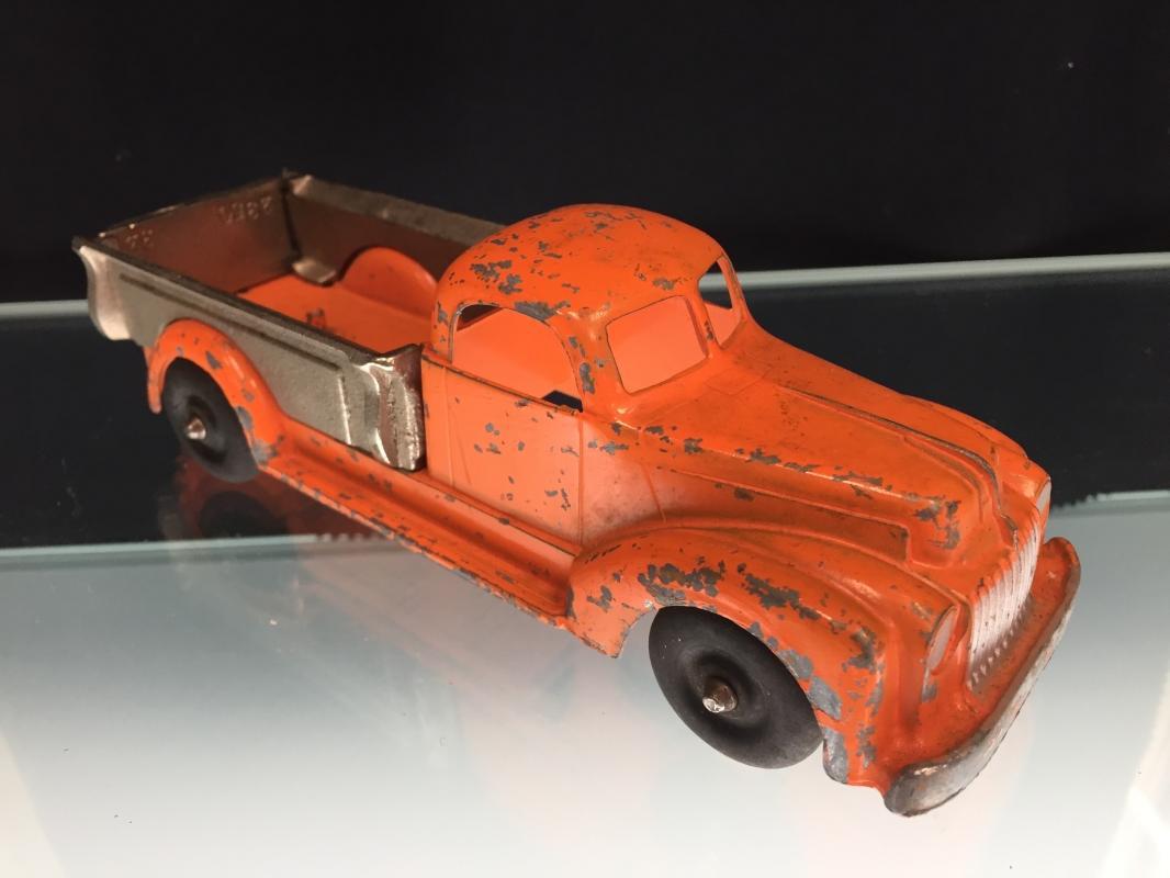 Hubley Kiddie Toy Orange Truck