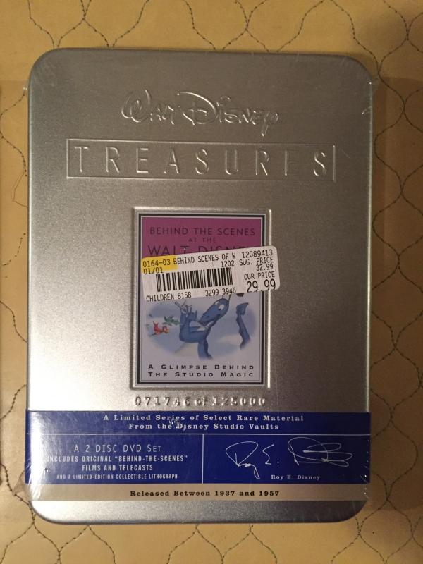 WD Treasures Behind the Scenes at Walt Disney