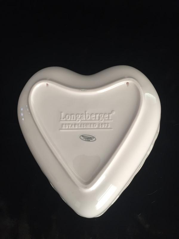 Longaberger 2004 Sweetest Heart Dish (Pink)