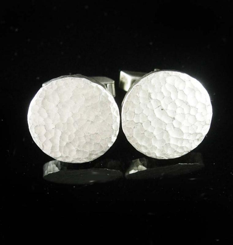 Brutalist Sterling silver Cufflinks Signed j5-651 Vintage Jacob M. Oldak Fine Jewelry