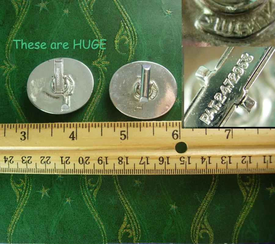 HUGE Medieval Cufflinks Tudor peasant Middle ages King Queen servant cufflinks Swank figural man