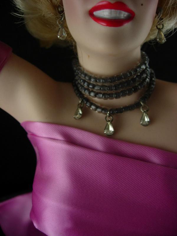Marilyn Monroe doll pink dress 18