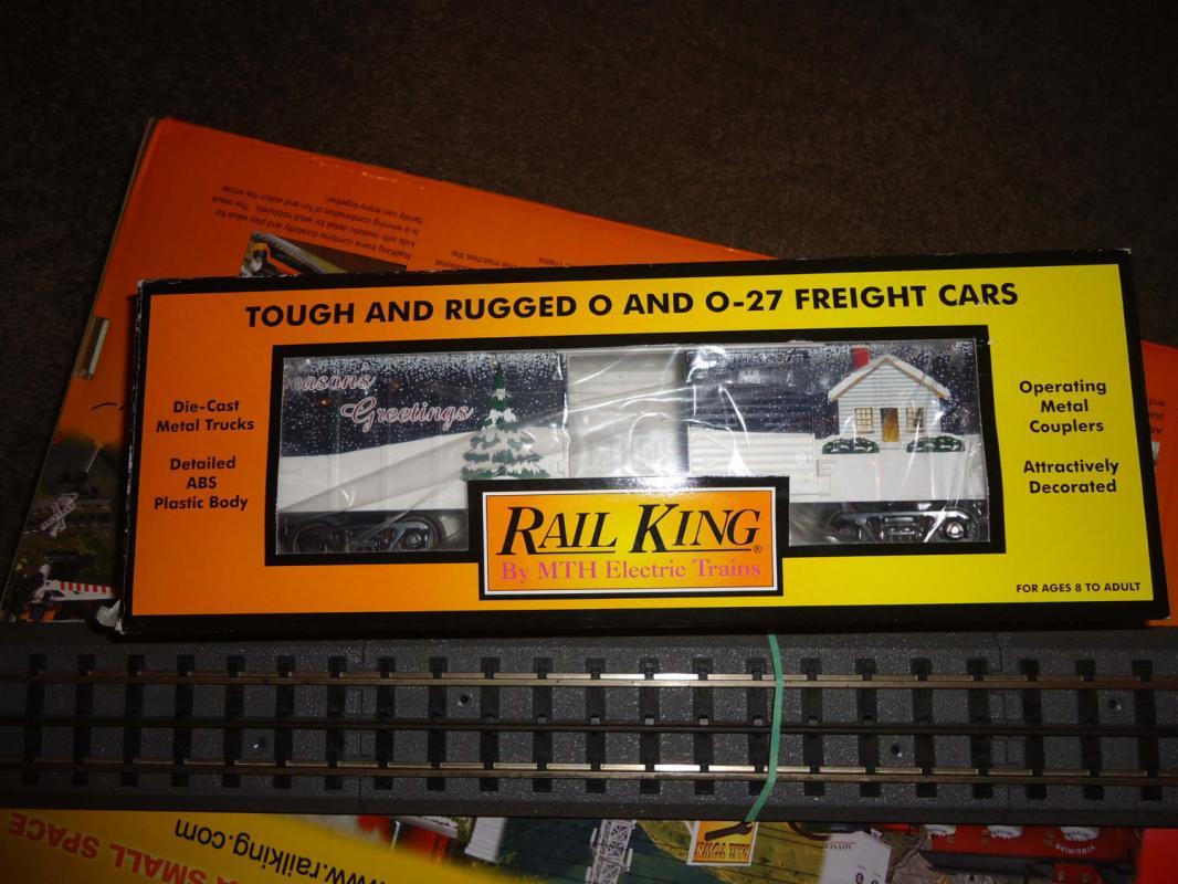 RailKing Ready to Run TRAIN Set Sealed box PLUS extra train and track Never used Rail King Santa fe