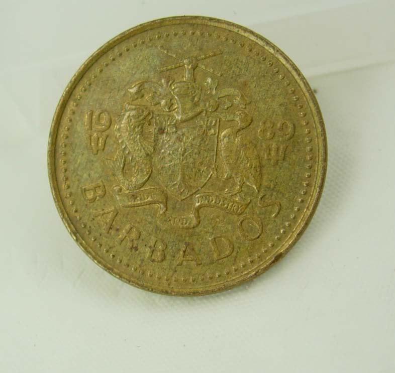 Vintage Barbados 1980 Coin Destash Five Cents South Point Light House Collectors Birthday