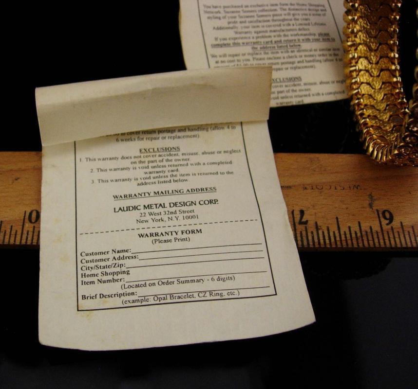 Stunning pave Bracelet / LOADED with stones / suzanne somers/ original paperwork and box / gold bangle / Bridal jewelry / anniversary gift /vintage costume