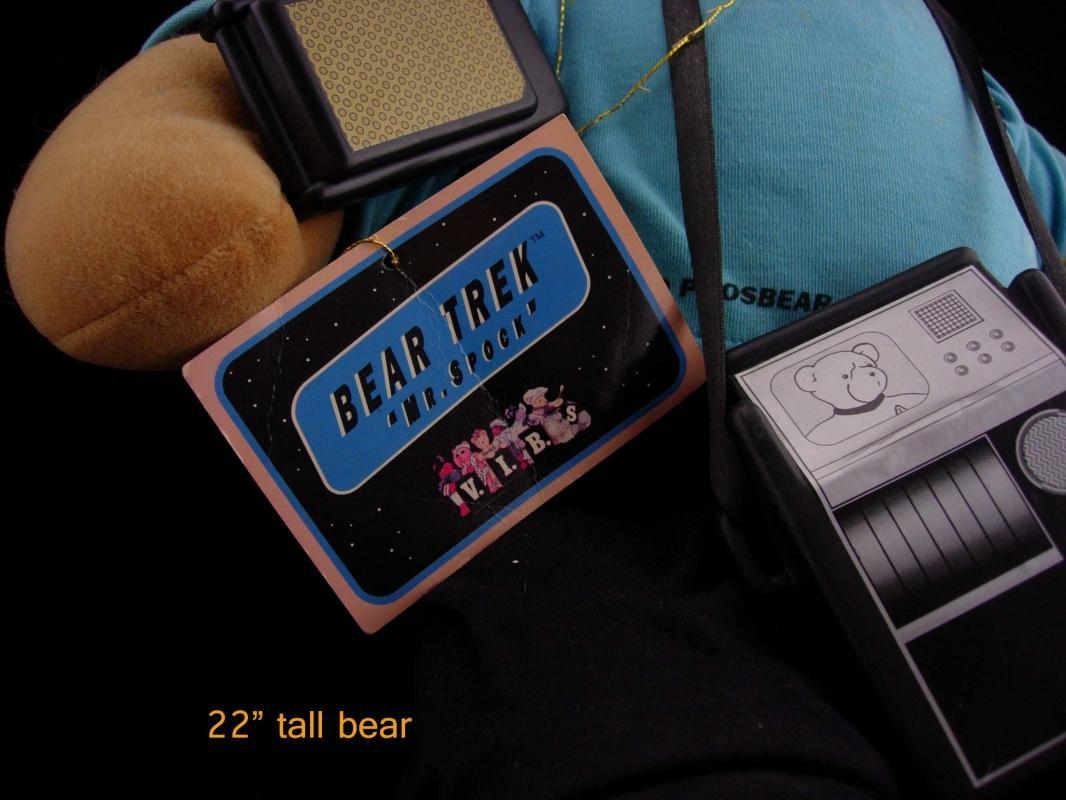 Vintage Teddy Bear / Halloween Costume / star Trek gift / Mr. Spock / North American Bear / Stuffed Animal / Vulcan gift
