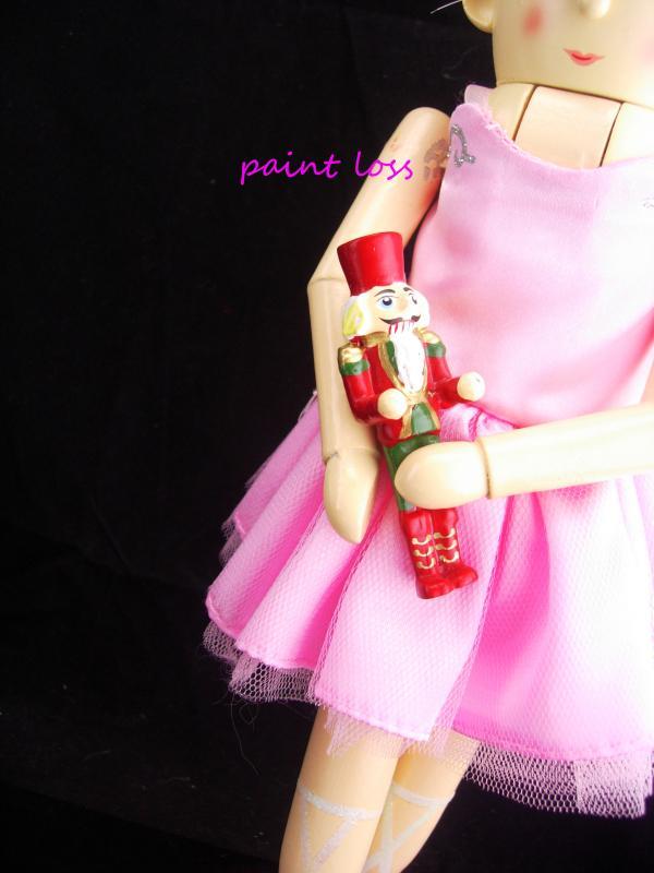 Ballerina nutcracker / pink tutu / christmas display / ballet dancer / Girls christmas gift / sparkling shoes / christmas decoration