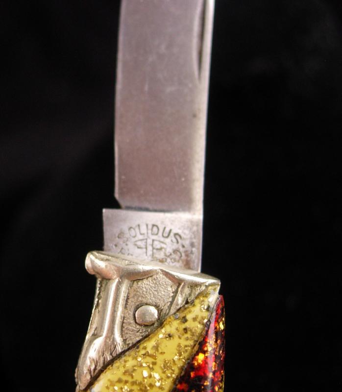 Ges Gesch FIGURAL BIRD / antique folding pocket knife