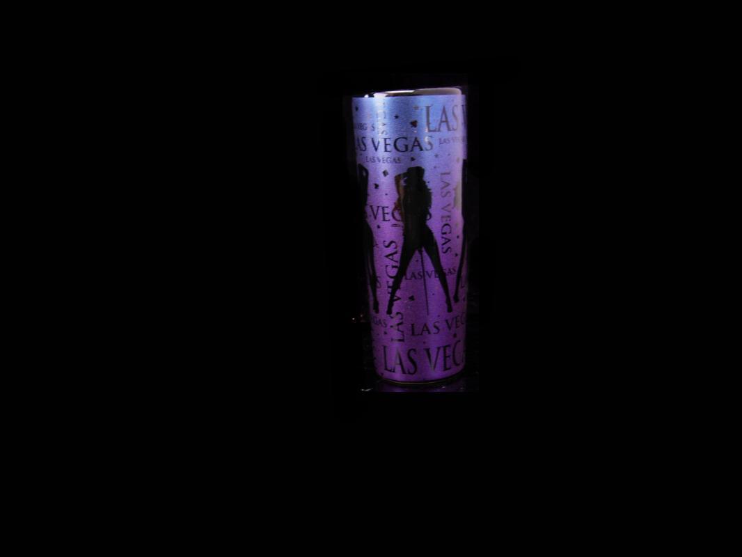 Erotic Shot Glasss / Vintage Purple iridescent / Double shot glass / show girl with top hat / Bartender gift / gift for dad / new years gift
