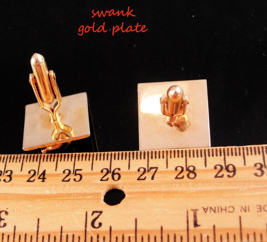 3D Good Luck ELEPHANT Cufflinks / Men's Republican gift / Swank novelty set / figural animal / India Circus / gold Cuff link Jewelry