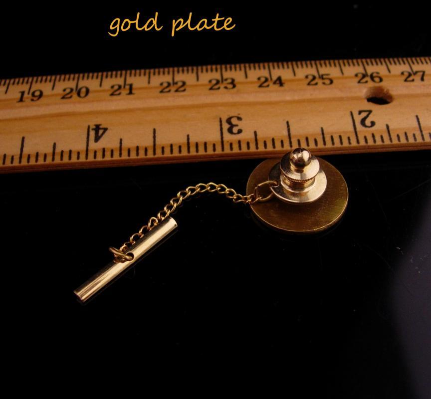 Vintage Culinary Tie Tack / Chef gift / caterer gift / acf Food Services / Hospitality gift / restaurant owner gift / gold tie tack chain