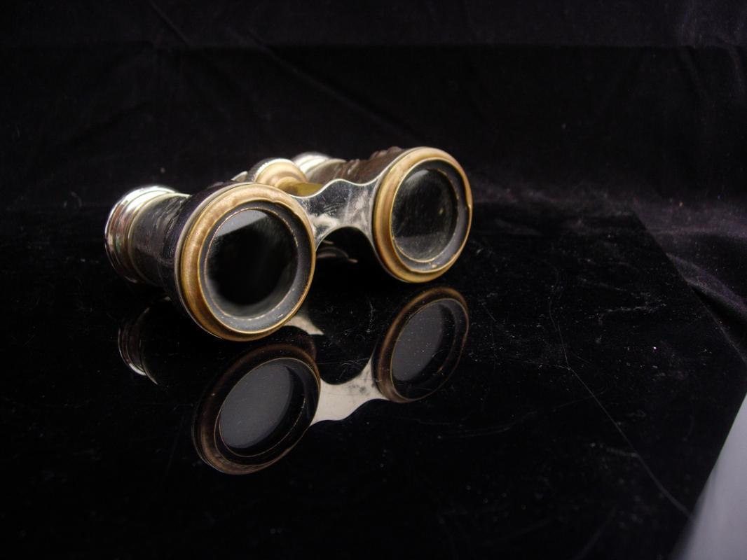 Antique French Opera glasses / bird watcher gift / victorian jumelles glasses / original pouch / Paris chevalier glasses / steampunk gift