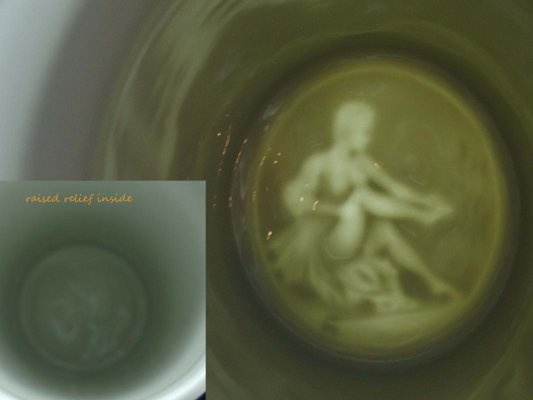 Vintage Nude Lithopane Stein / Imperial German WW1 Regimental / Pioneer Battalion / Sailor gift / lidded stein 11 1/2