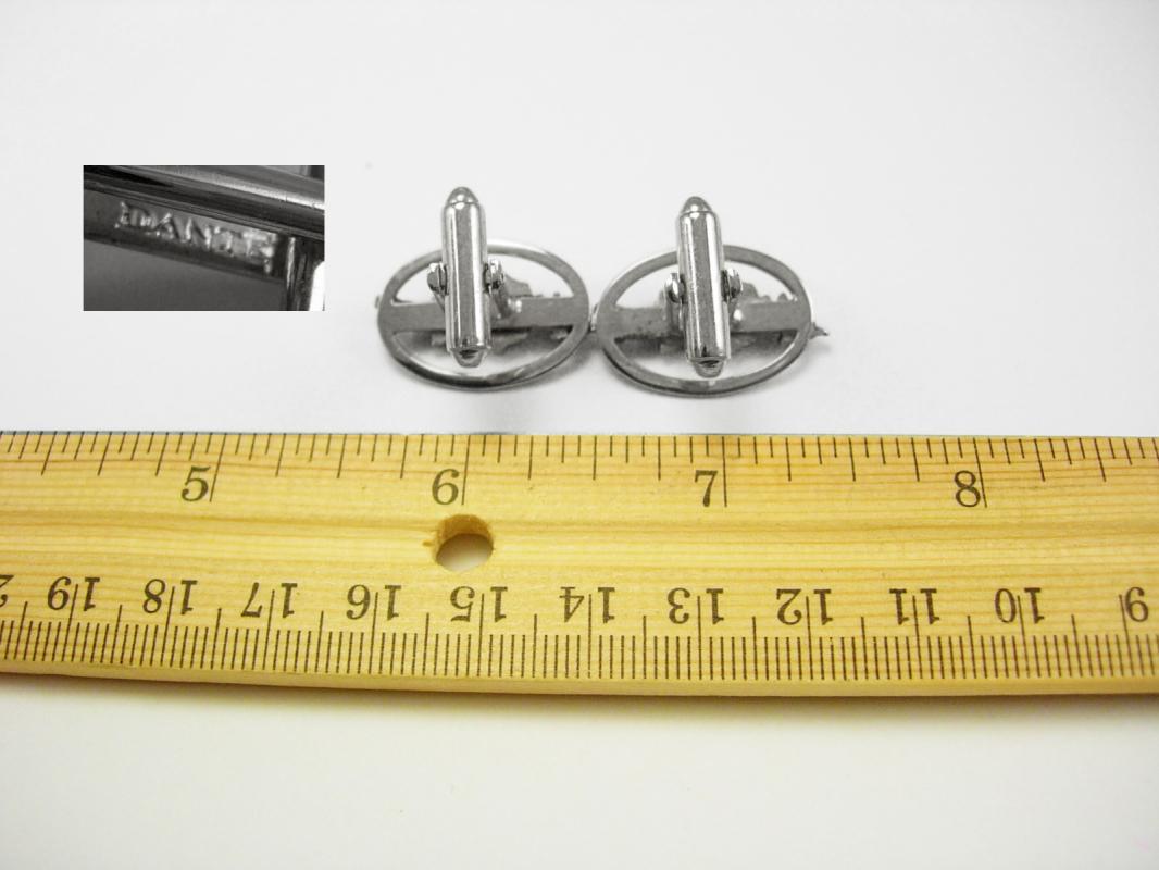 Vintage Beefeater Guards Cufflinks English Yeoman Warders St. Patrick's Day mens estate jewely English cuff links Birthday Signed Dante