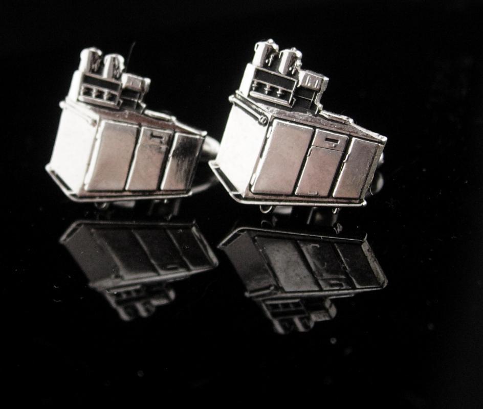 Retro 50's Cufflinks / soda fountain / diner set / Vintage Silver Cufflinks / Cook Chef gift / Business Restaurant / novelty gift/ soda jerk