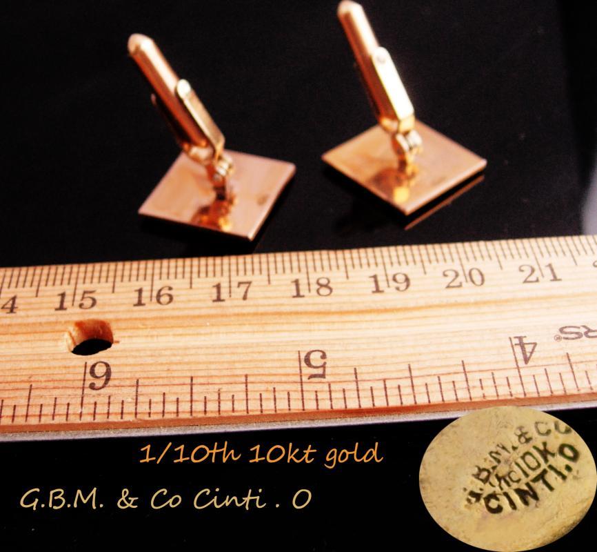 Antique cufflinks / patriotic Lady liberty / 1/10 10kt gold / victorian attorney / Joan of arc / vintage lady justice / lawyer graduation