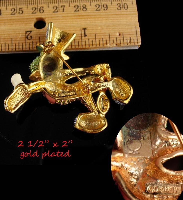 Vintage Cricket Brooch / Arribas Brothers enamel pin / over 100 swarovski rhinestones / insect Grasshopper / bug Good luck mens lapel pin