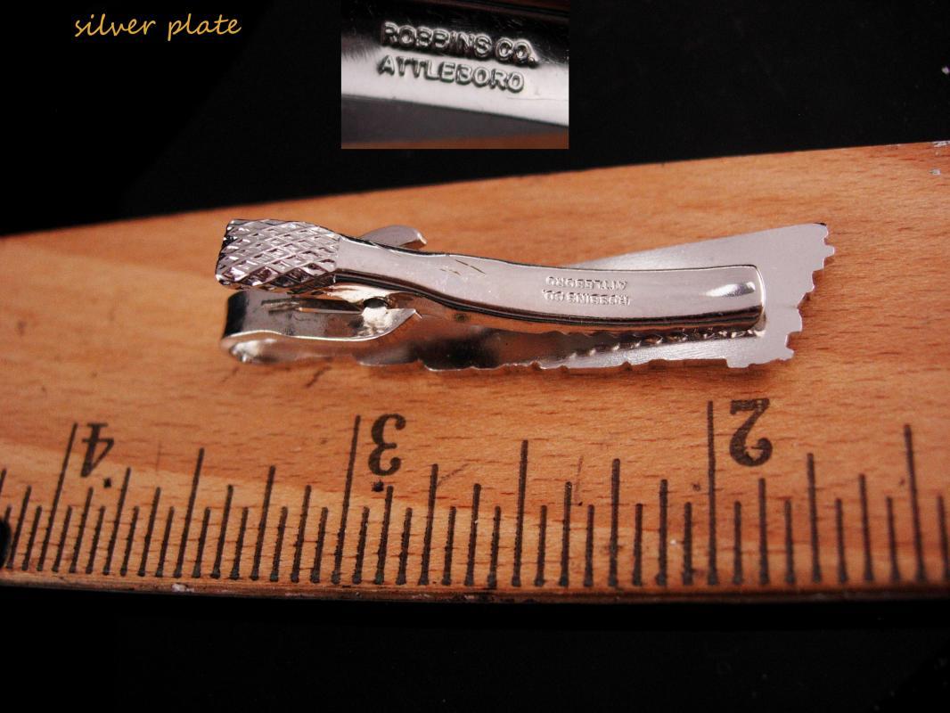 Reading Railroad / Vintage Train tieclip / Vintage Engineer gift / Robbins company / silver Locomotive / engineer gift / fathers day gift