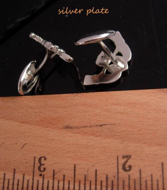 Vintage IRISH Cufflinks / silver Claddagh set / Ireland gift / Celtic wedding / Heart hands / Friendship gift / celtic cufflinks