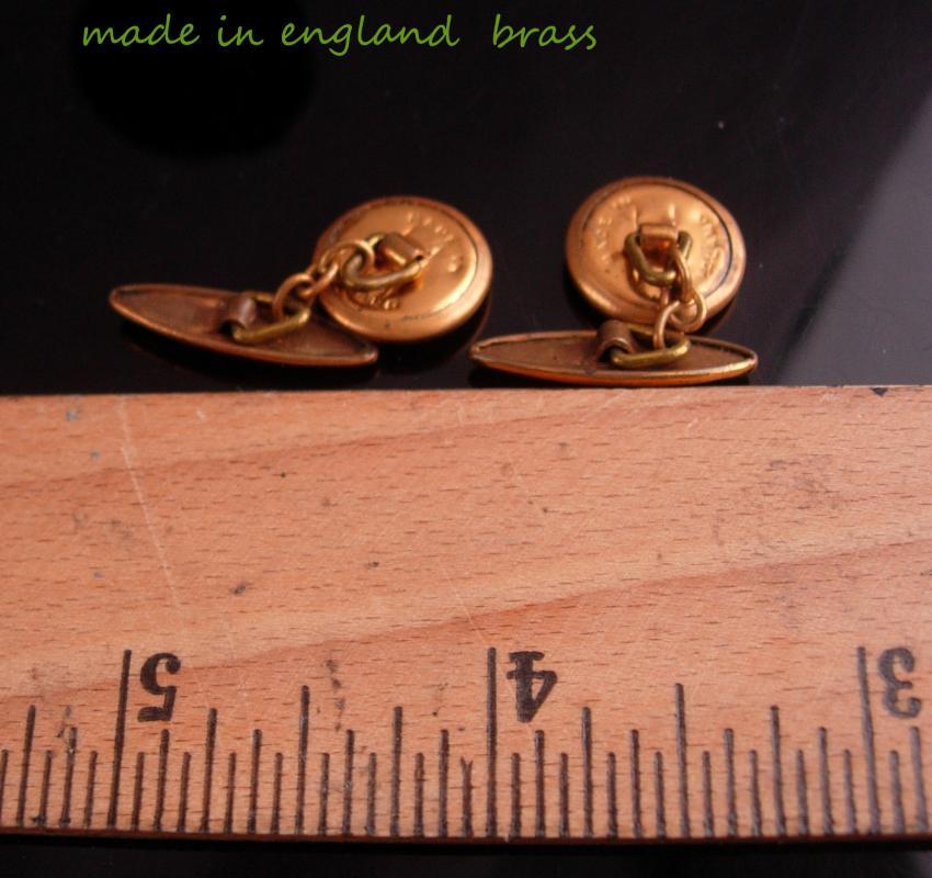 Antique Victorian Cufflinks / green Clover / Irish SHAMROCK / Made in England / Good Luck / Jewelry green Ireland wedding gentleman jewelry