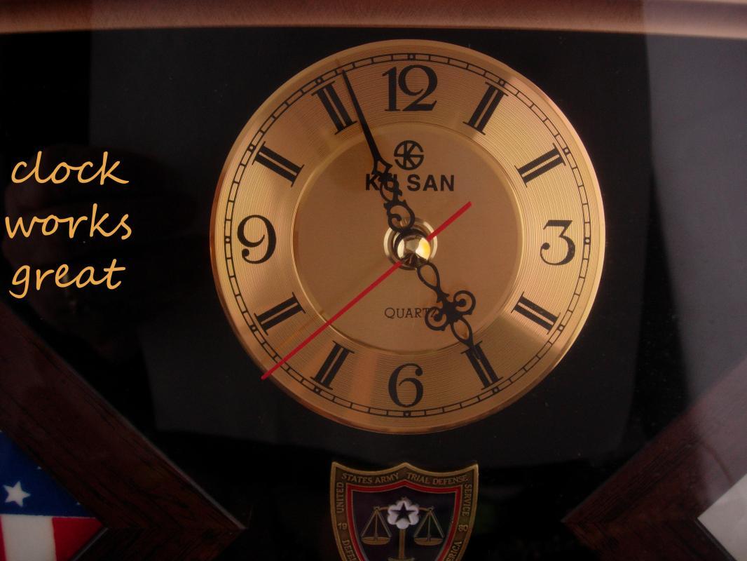 Taegeuk South Korea Flag Box - US Army Paralegal - Trial defense Service - Daegu Branch - Yongsan - Wall Clock - Lawyer gift - Joshua Hess