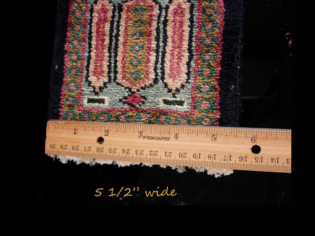 Vintage Miniature Carpet - Doll house persian rug - Arabian carpet - magic carpet - flying carpet - thick woven blue rug
