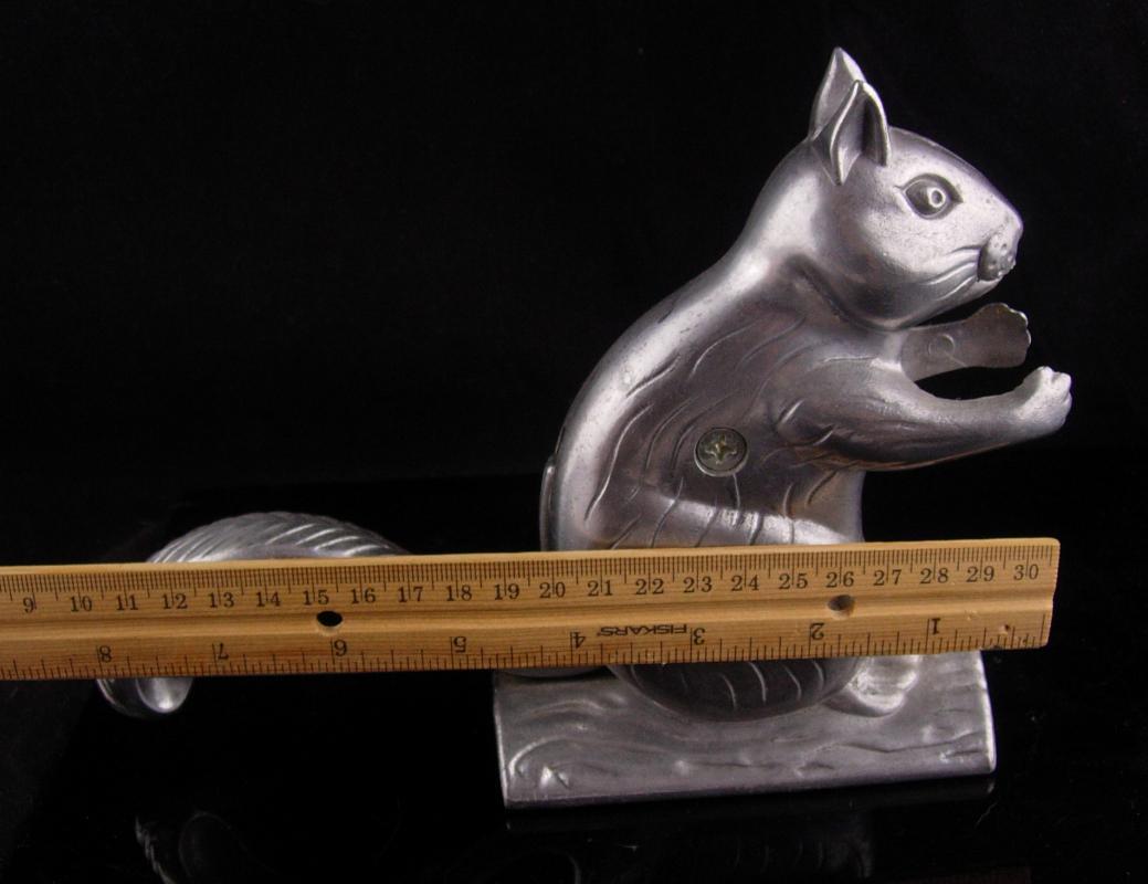 Squirrel nutcracker - vintage metal kitchen gift - animal lover gift - novelty nutcracker - animated squirrel - bachelor party gift