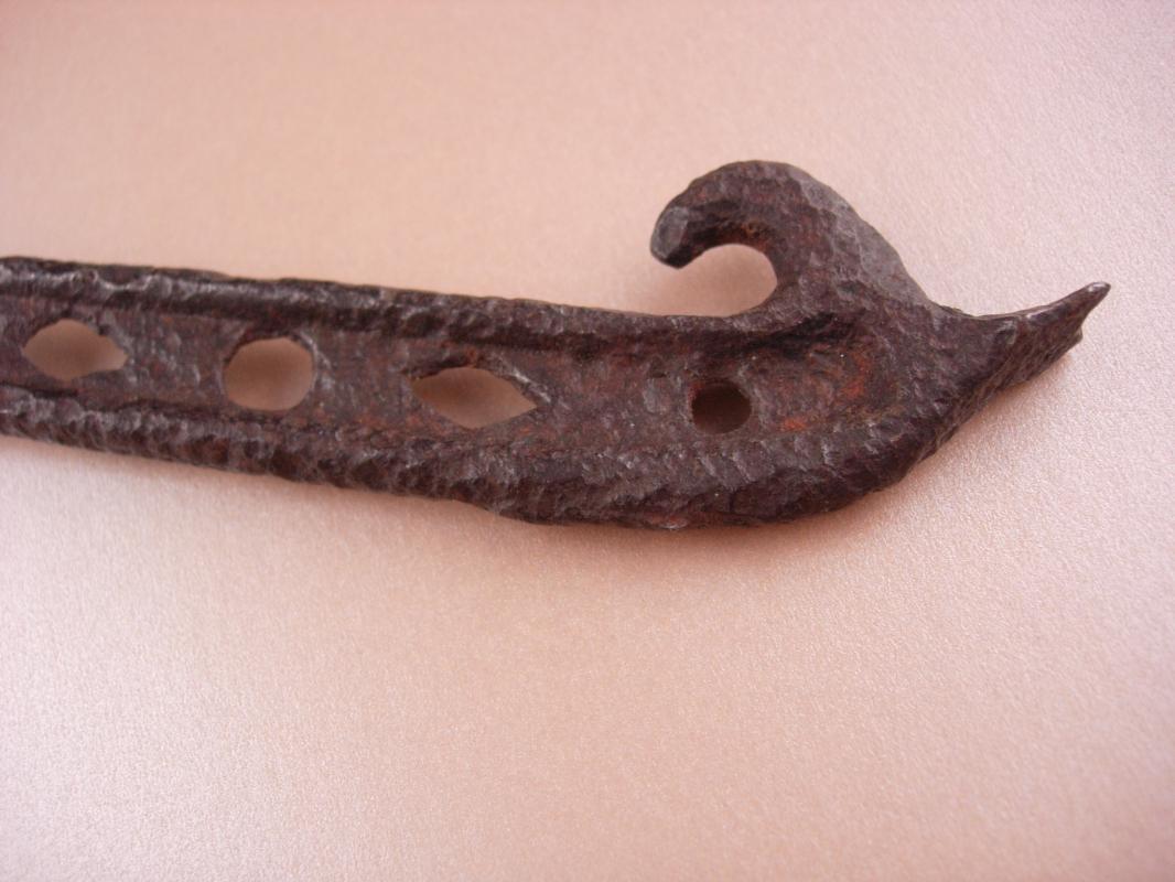 Antique Tool - Primitive hammer - blacksmith tool - saddle maker gift - hand forged steel - Tack remover - boat builder tool gift for him