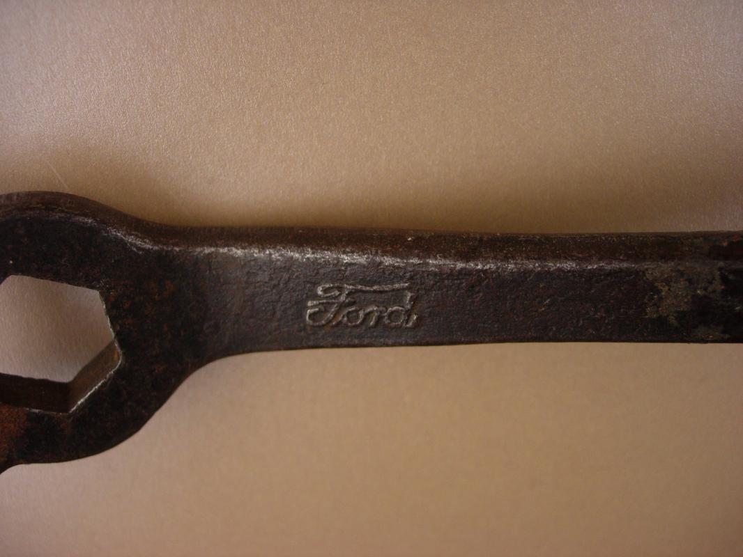 Antique Model T Wrench - Vintage tool - Mechanic gift - Combination wrench - Spark Plug & Cylinder Head Bolt - Ford automobile Hex Open End