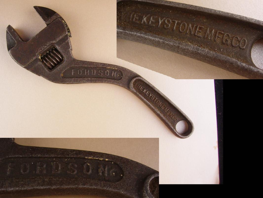 Antique buggy wrench - Fordson Carriage - 10 Inch - No. 80 - Adjustable Model T Wrench - Vintage tool - Mechanic gift - Combination wrench