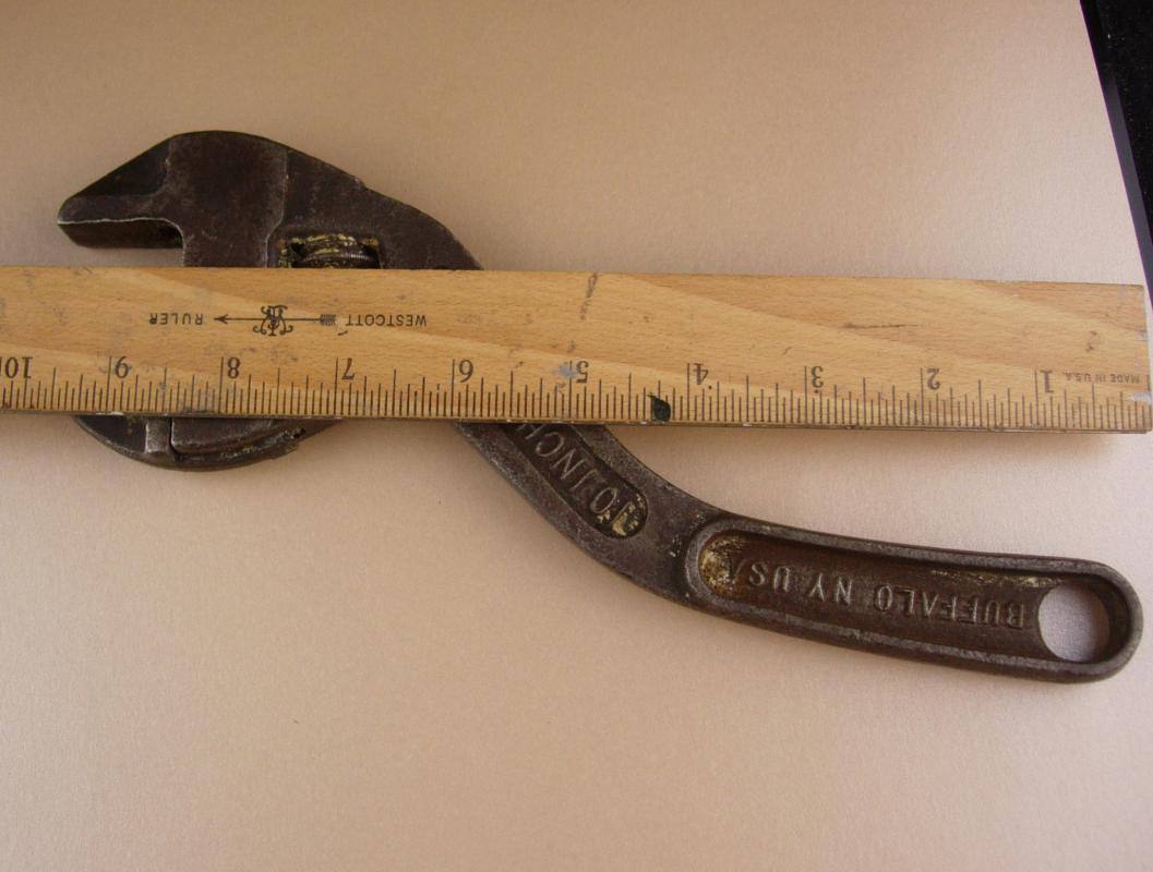 Antique buggy wrench - Fordson Carriage - 10 Inch - No. 80 - Adjustable Model T Wrench - Vintage tool - Mechanic gift - Combination wrench