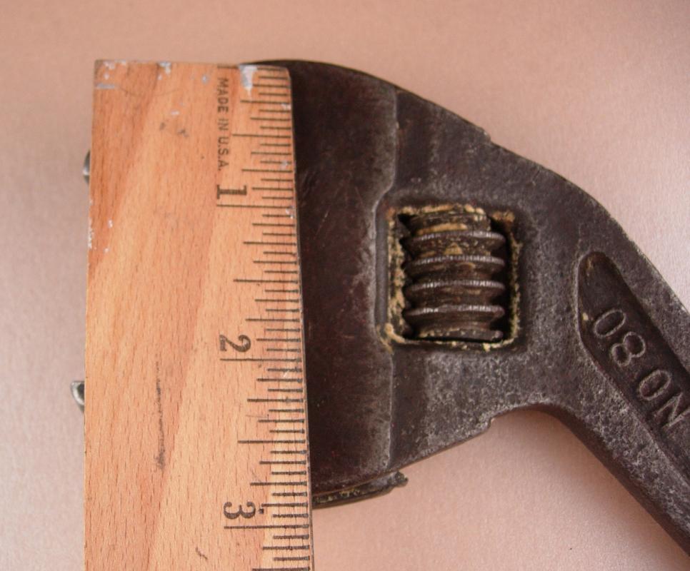 Antique buggy wrench - Fordson Carriage - 10 Inch - No. 80 - Adjustable Model T Wrench - Vintage tool - Mechanic gift - Combination wrench